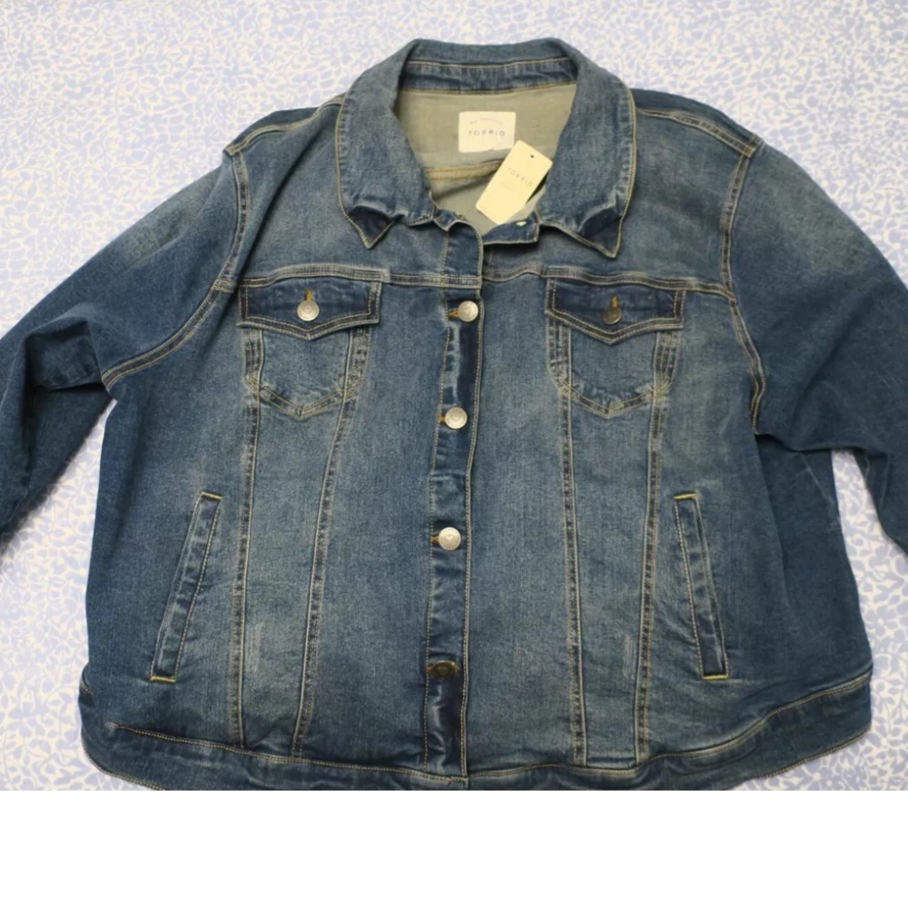 Torrid Denim Jacket Size 4